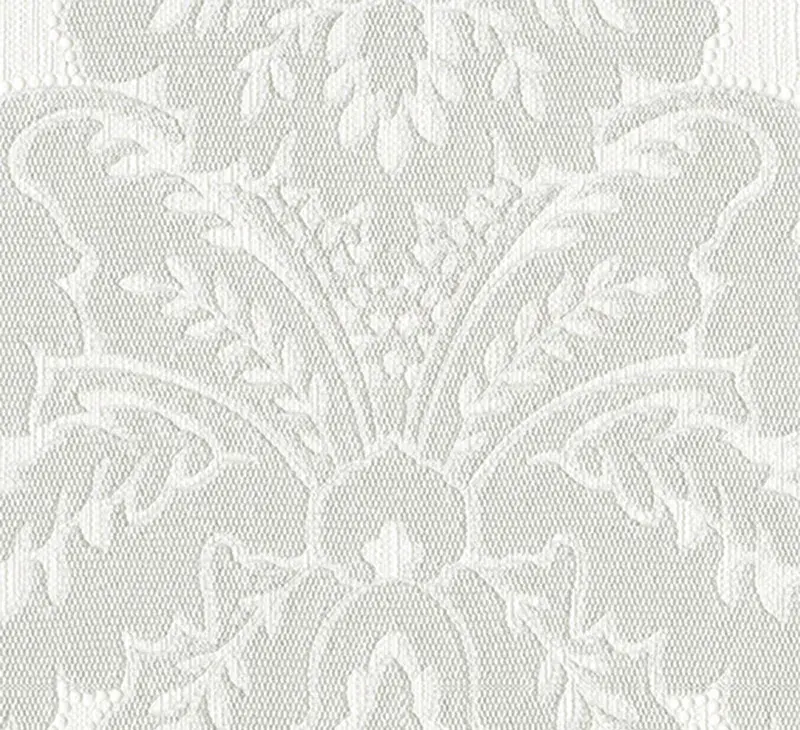White Embossed Wallpaper – Natural Charm (24206-1)